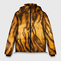 Куртка зимняя мужская Шкура тигра 2022, цвет: 3D-черный