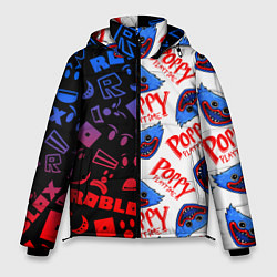 Куртка зимняя мужская ROBLOX x POPPY PLAYTIME РОБЛОКС ПОППИ ПЛЕЙТАЙМ, цвет: 3D-красный