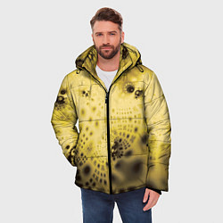 Куртка зимняя мужская Коллекция Journey Желтый 588-4, цвет: 3D-черный — фото 2