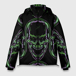 Куртка зимняя мужская Skulls vanguard pattern 2077, цвет: 3D-светло-серый