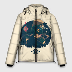 Куртка зимняя мужская Кейд-6, цвет: 3D-красный