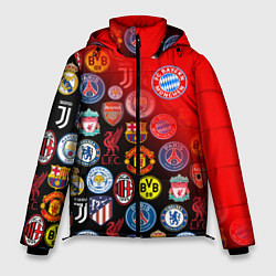 Куртка зимняя мужская BAYERN MUNCHEN BEST FC SPORT, цвет: 3D-красный