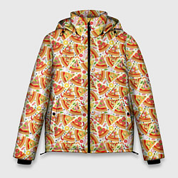 Куртка зимняя мужская Пицца Pizza, цвет: 3D-черный