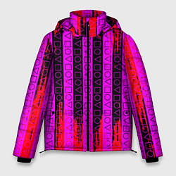 Куртка зимняя мужская Squid Game паттерн, цвет: 3D-черный