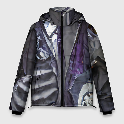 Мужская зимняя куртка Ад стиль / 3D-Черный – фото 1