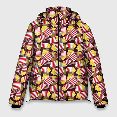 Мужская зимняя куртка Попкорн Popcorn / 3D-Черный – фото 1