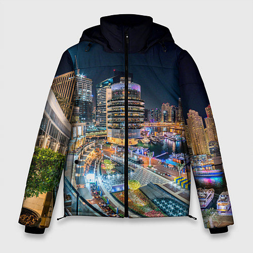 Мужская зимняя куртка Дубай Марина / 3D-Черный – фото 1