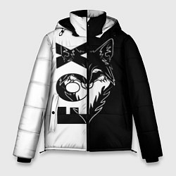 Куртка зимняя мужская FOX Лис, цвет: 3D-черный