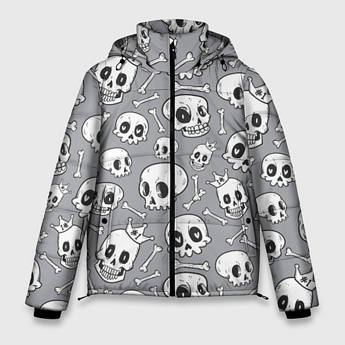 Мужская зимняя куртка Skulls & bones / 3D-Черный – фото 1