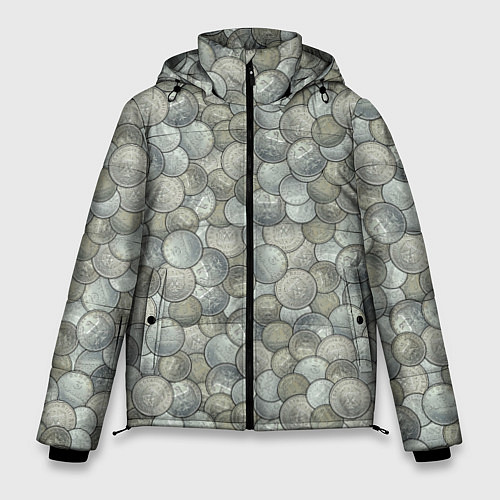 Мужская зимняя куртка Монеты Германии начала 20 века Рейхсмарка с имперс / 3D-Черный – фото 1