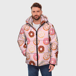 Куртка зимняя мужская Pink donuts, цвет: 3D-черный — фото 2
