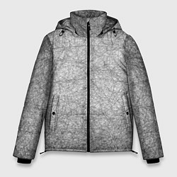 Куртка зимняя мужская Коллекция Get inspired! Абстракция Fl-158, цвет: 3D-светло-серый