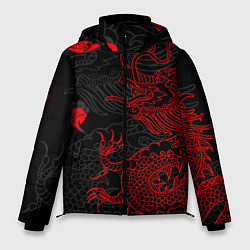 Мужская зимняя куртка Дракон Китайский дракон