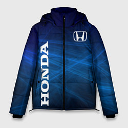 Куртка зимняя мужская Honda - Blue, цвет: 3D-черный