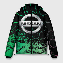 Куртка зимняя мужская NISSAN Супер класса, цвет: 3D-красный