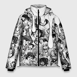Куртка зимняя мужская АХЕГАО - AHEGAO ПОДТЕКИ, цвет: 3D-светло-серый