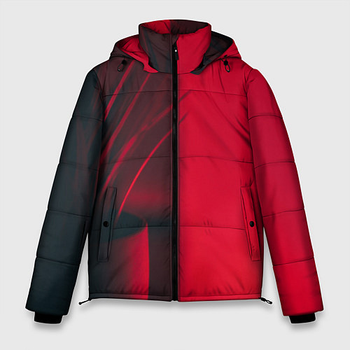 Мужская зимняя куртка Красное виденье / 3D-Черный – фото 1