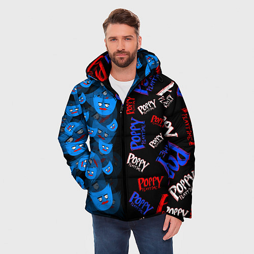 Мужская зимняя куртка Poppy Half Patter / 3D-Светло-серый – фото 3