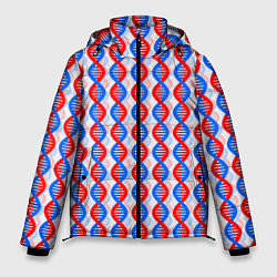 Куртка зимняя мужская Спирали ДНК, цвет: 3D-светло-серый