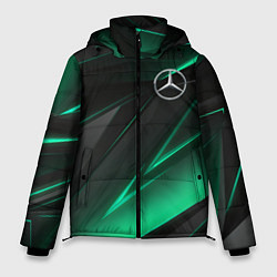 Куртка зимняя мужская MERCEDES-BENZ AMG NEON STRIPES PETRONAS, цвет: 3D-красный