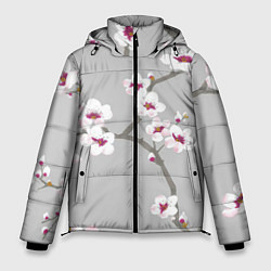 Куртка зимняя мужская Ранняя весна, цвет: 3D-черный