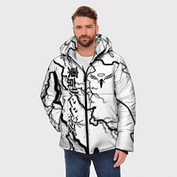 Куртка зимняя мужская Токийские мстители Tokyo Revengers, цвет: 3D-светло-серый — фото 2