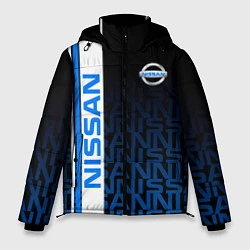 Куртка зимняя мужская Ниссан Паттерн, цвет: 3D-светло-серый