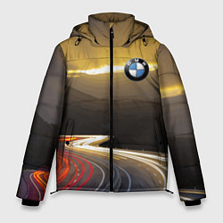 Куртка зимняя мужская BMW Night route, цвет: 3D-черный