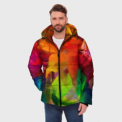 Куртка зимняя мужская Color pattern Fashion 2024, цвет: 3D-светло-серый — фото 2
