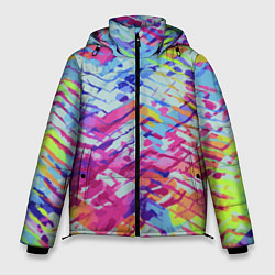 Куртка зимняя мужская Color vanguard pattern, цвет: 3D-красный