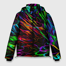 Куртка зимняя мужская Neon pattern Vanguard, цвет: 3D-черный