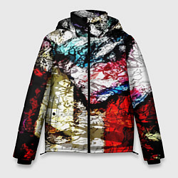 Куртка зимняя мужская Fashion pattern Abstraction Impression, цвет: 3D-красный