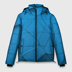 Куртка зимняя мужская 3д геометрия, цвет: 3D-красный