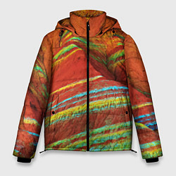Мужская зимняя куртка Знаменитые разноцветные горы Китай