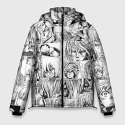 Куртка зимняя мужская Сага о Винланде pattern, цвет: 3D-светло-серый
