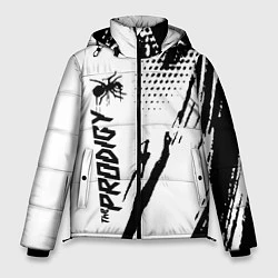 Куртка зимняя мужская The prodigy - логотип, цвет: 3D-светло-серый