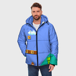 Куртка зимняя мужская Марио дизайн, цвет: 3D-светло-серый — фото 2