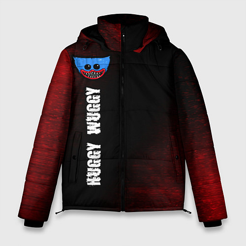 Мужская зимняя куртка ХАГИ ВАГИ - Графика По вертикали / 3D-Черный – фото 1