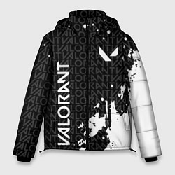 Мужская зимняя куртка Valorant - Паттерн надписи