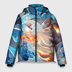 Куртка зимняя мужская Ice & flame, цвет: 3D-черный