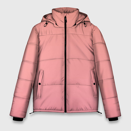 Мужская зимняя куртка Gradient Roseanna Orange to pink / 3D-Светло-серый – фото 1