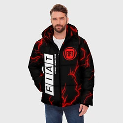 Куртка зимняя мужская ФИАТ Pro Racing Молнии, цвет: 3D-черный — фото 2