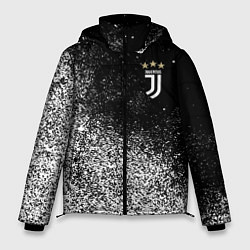 Куртка зимняя мужская Ювентус juventus Белые брызги, цвет: 3D-красный