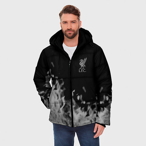 Мужская зимняя куртка Liverpool Серое пламя / 3D-Светло-серый – фото 3