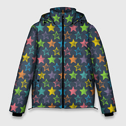 Куртка зимняя мужская Море звезд, цвет: 3D-светло-серый