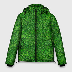 Куртка зимняя мужская ЗЕЛЕНЫЙ ГАЗОН, цвет: 3D-светло-серый