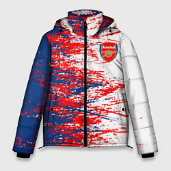 Мужская зимняя куртка Arsenal fc арсенал фк texture