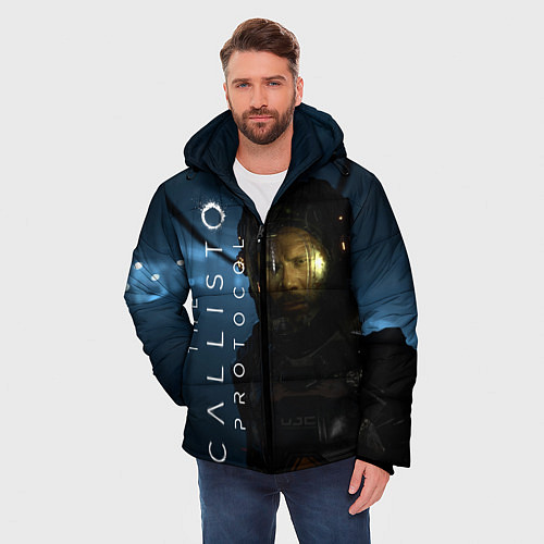 Мужская зимняя куртка Уставший Джейкоб Callisto Protocol / 3D-Светло-серый – фото 3