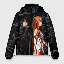 Мужская зимняя куртка Кирито и Асуна - Sword Art Online