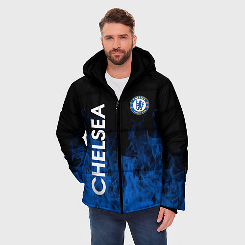 Мужская зимняя куртка Chelsea пламя / 3D-Светло-серый – фото 3